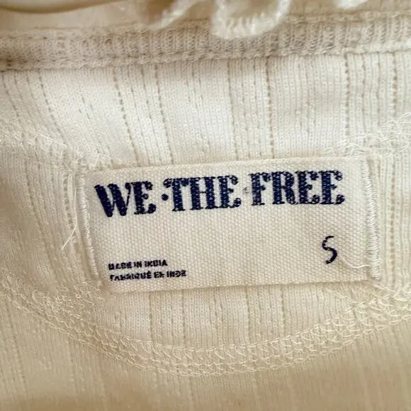We the Free People Through the Woods Embroidered Long Sleeve Top Shirt  Small - Picture 8 of 8
